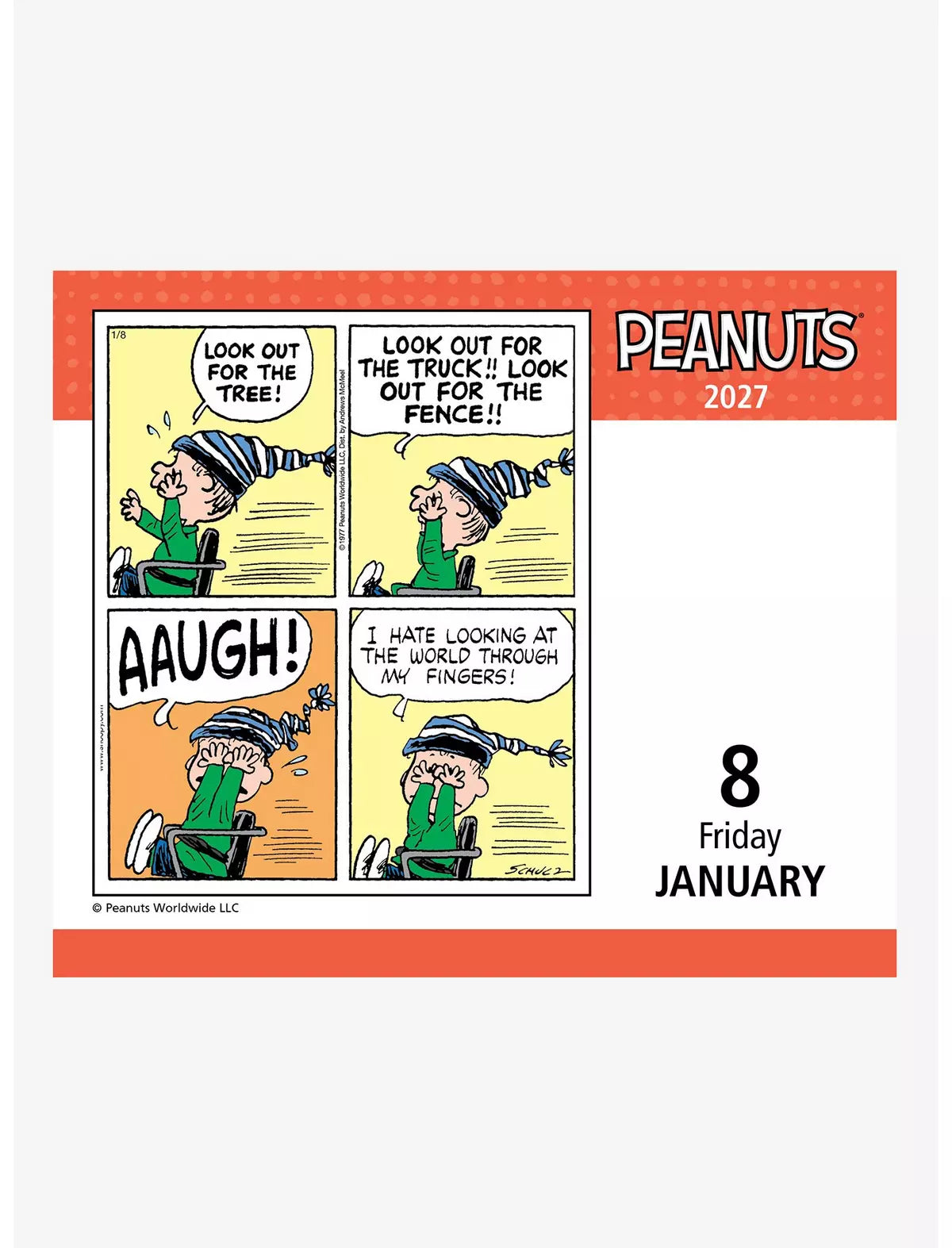 Peanuts 2027 Desk Calendario