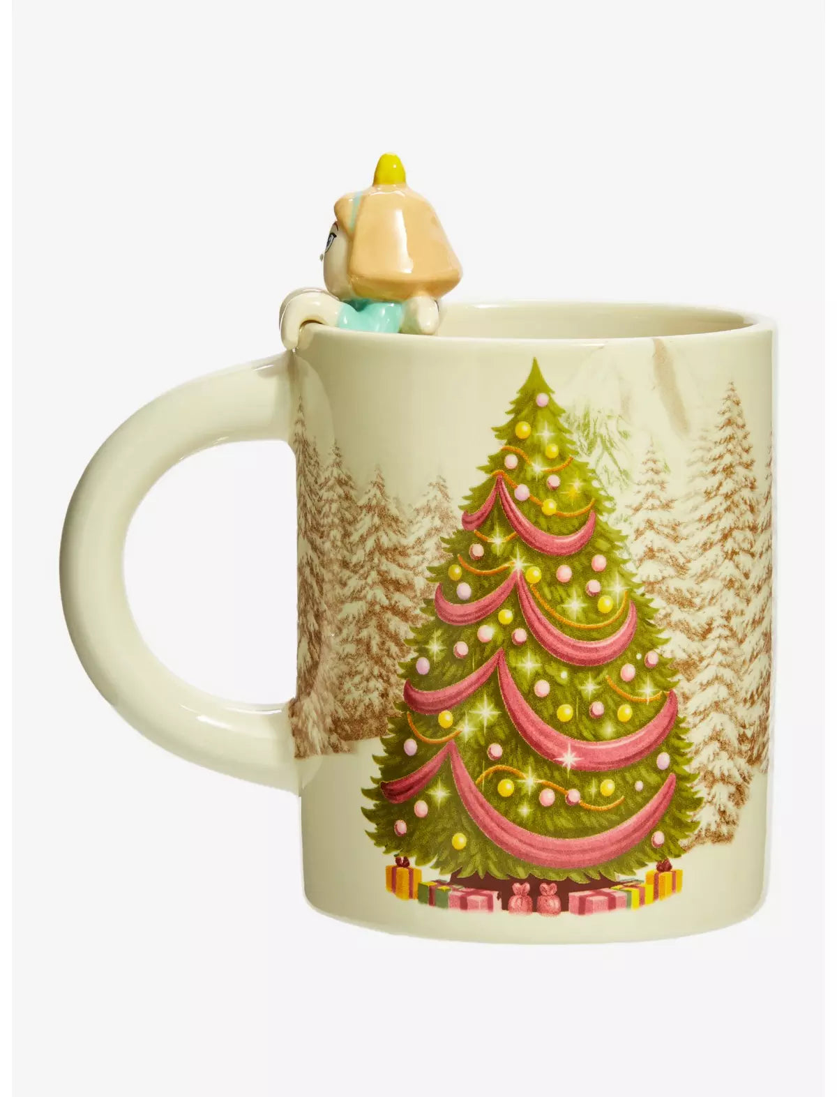 La Bella Y La Bestia Taza Navidad