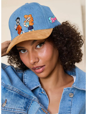Disney A Goofy Movie Max Y Roxanne Gorra Denim