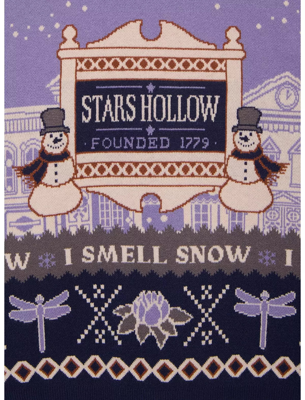 Gilmore Girls Stars Hollow Women's Holiday Sweater