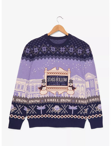 Gilmore Girls Stars Hollow Women's Holiday Sweater