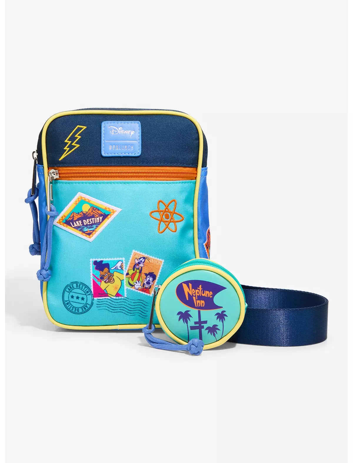 A Goofy Movie Stamps Travel Crossbody Bolsa
