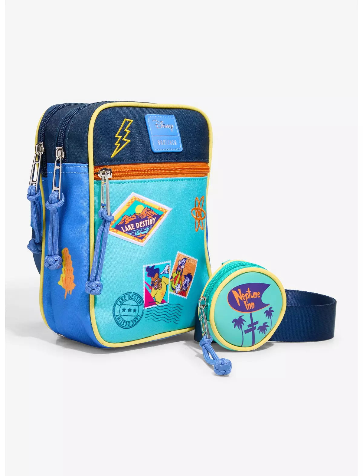 A Goofy Movie Stamps Travel Crossbody Bolsa