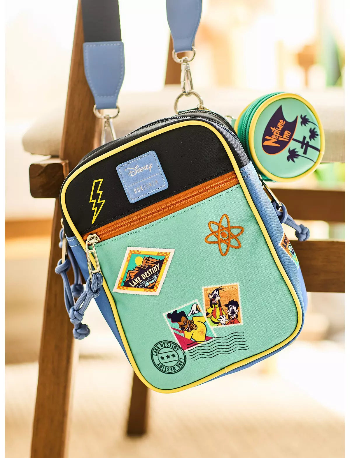 A Goofy Movie Stamps Travel Crossbody Bolsa