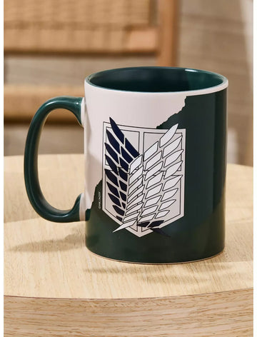 Attack on Titan Logo Taza