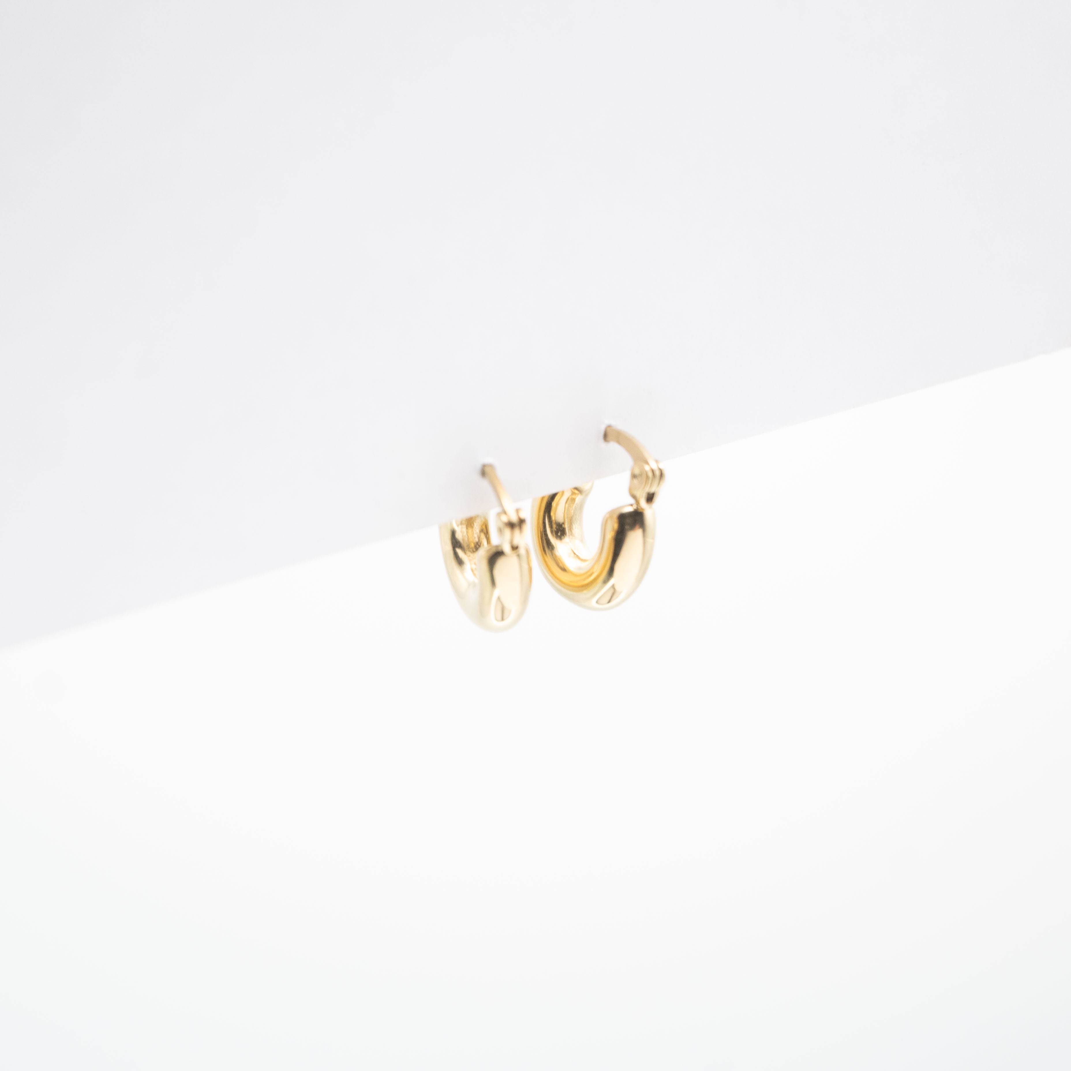 Aretes De Argolla Gruesa