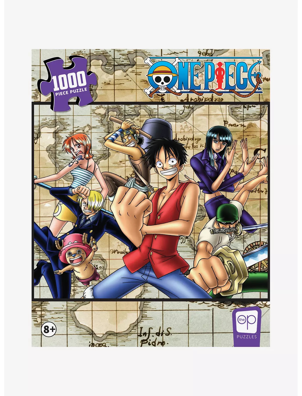 One Piece Map 1000-Piece Rompecabezas