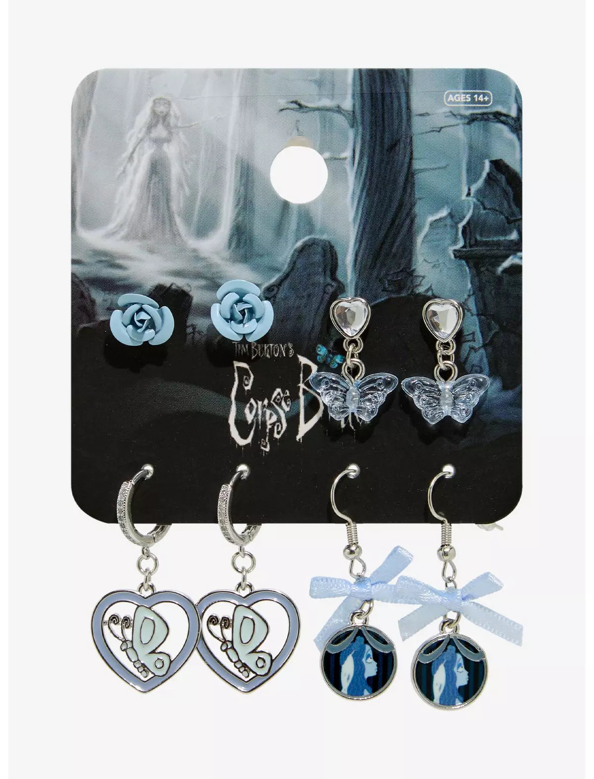 Corpse Bride Cadaver De La Novia Set De Aretes
