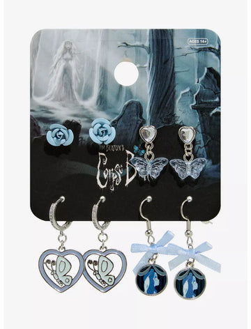 Corpse Bride Cadaver De La Novia Set De Aretes