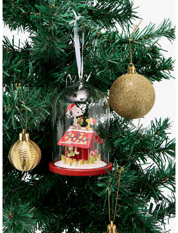 Hallmark Signature Peanuts Snoopy & Woodstock Scene Ornamento