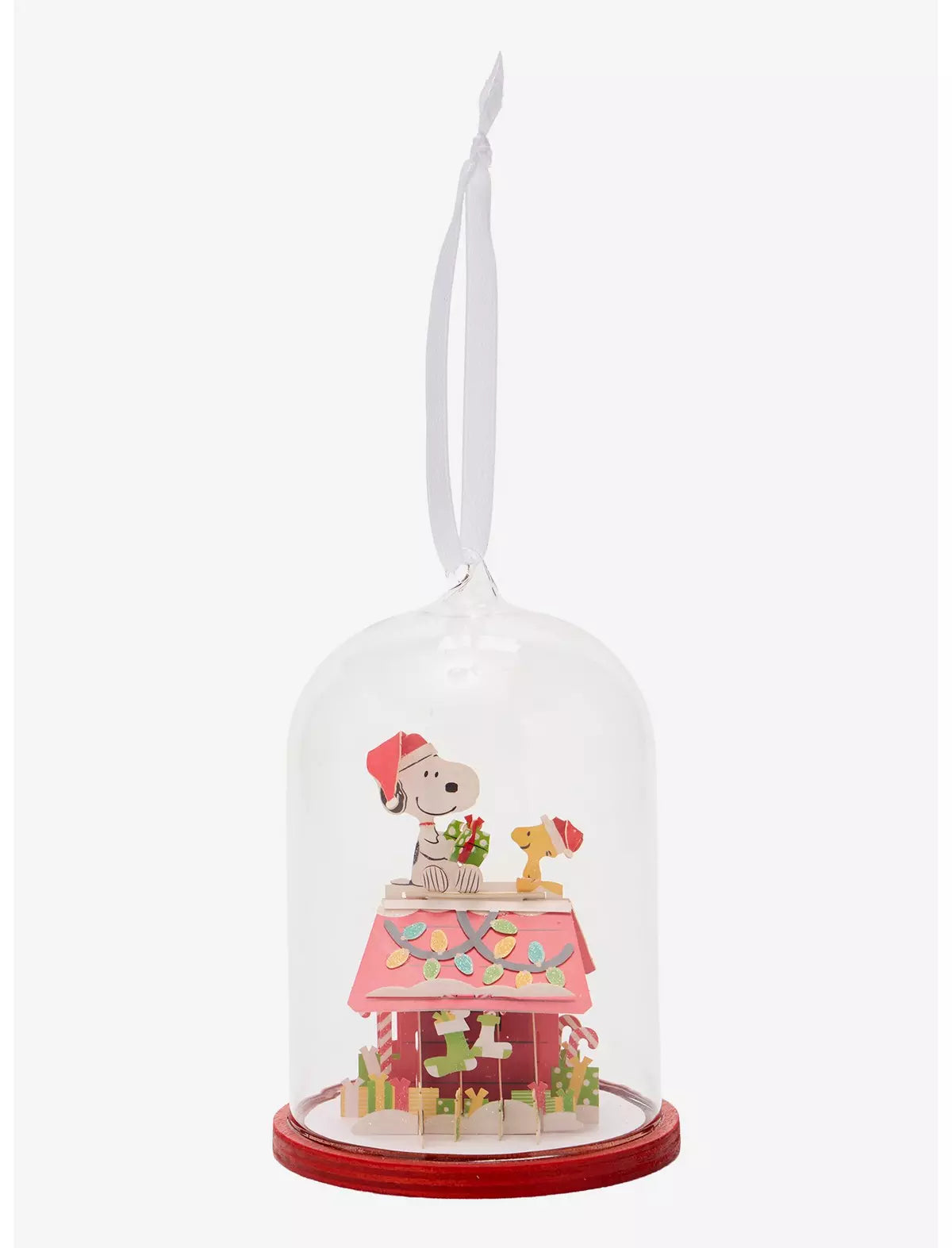 Hallmark Signature Peanuts Snoopy & Woodstock Scene Ornamento