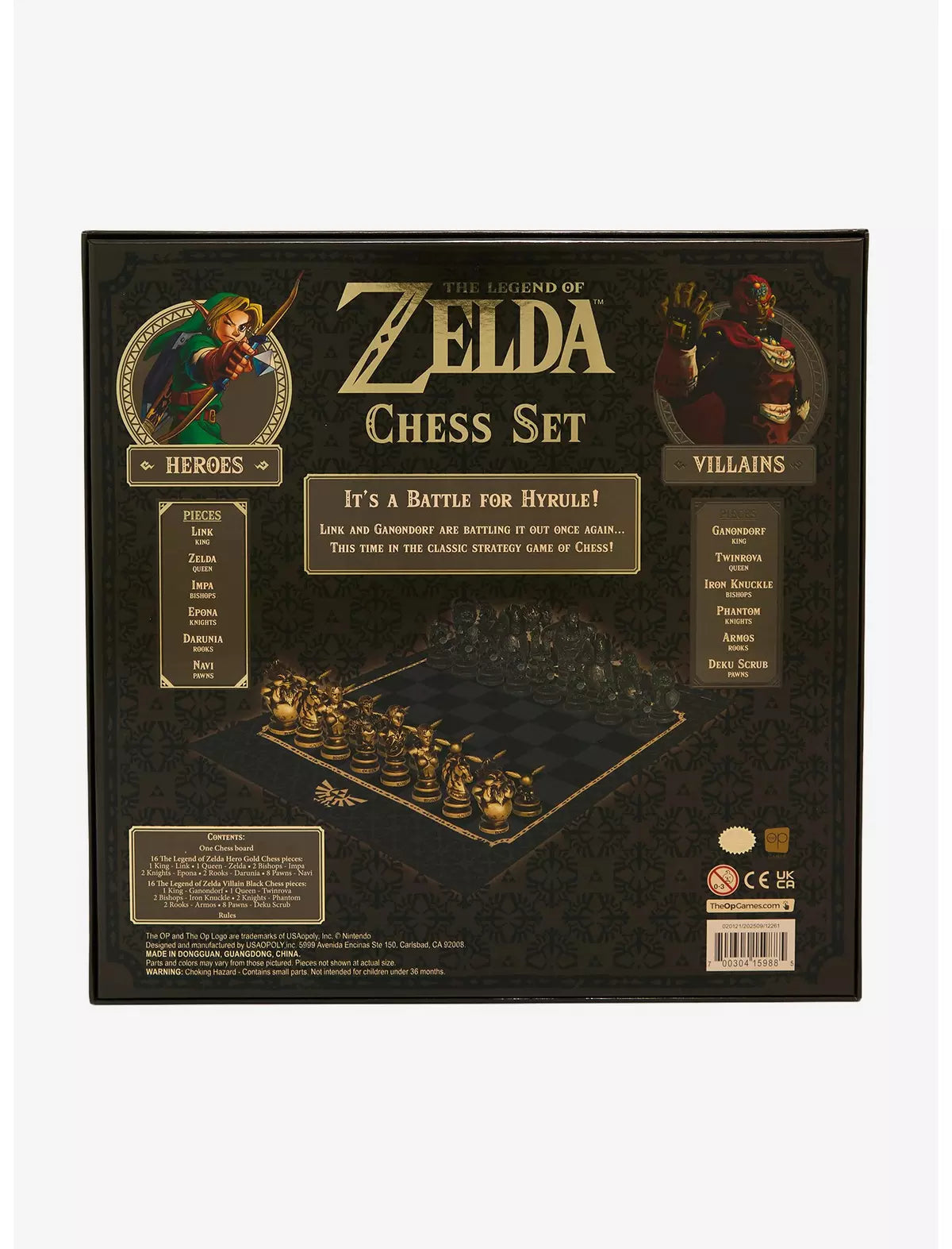 Zelda Set De Ajedrez