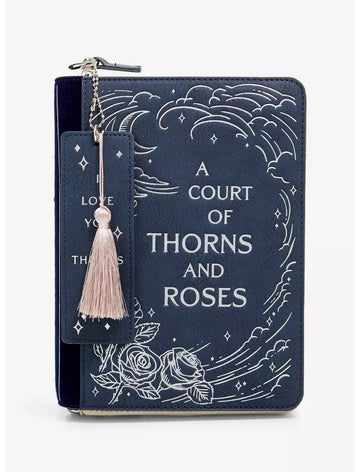 A Court Of Thorns And Roses Book Crossbody Bolsa