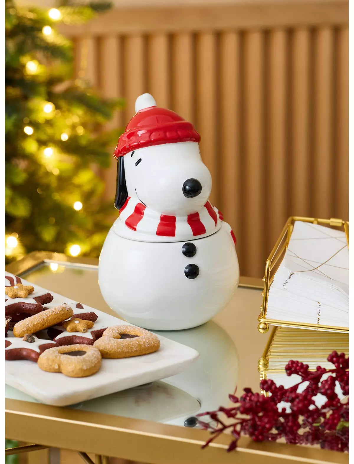 Peanuts Snoopy Galletero Navidad