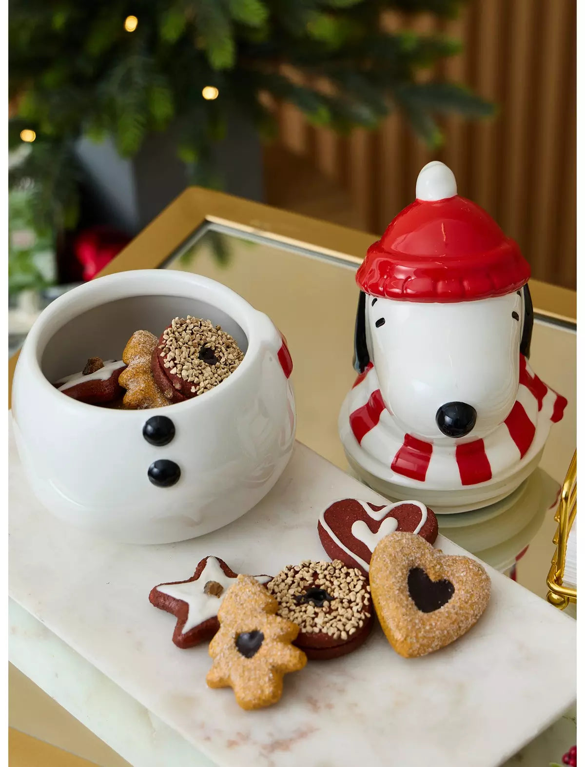 Peanuts Snoopy Galletero Navidad