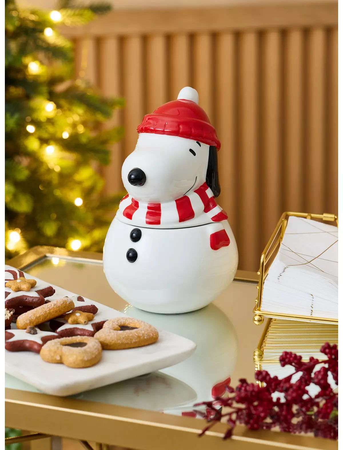 Peanuts Snoopy Galletero Navidad