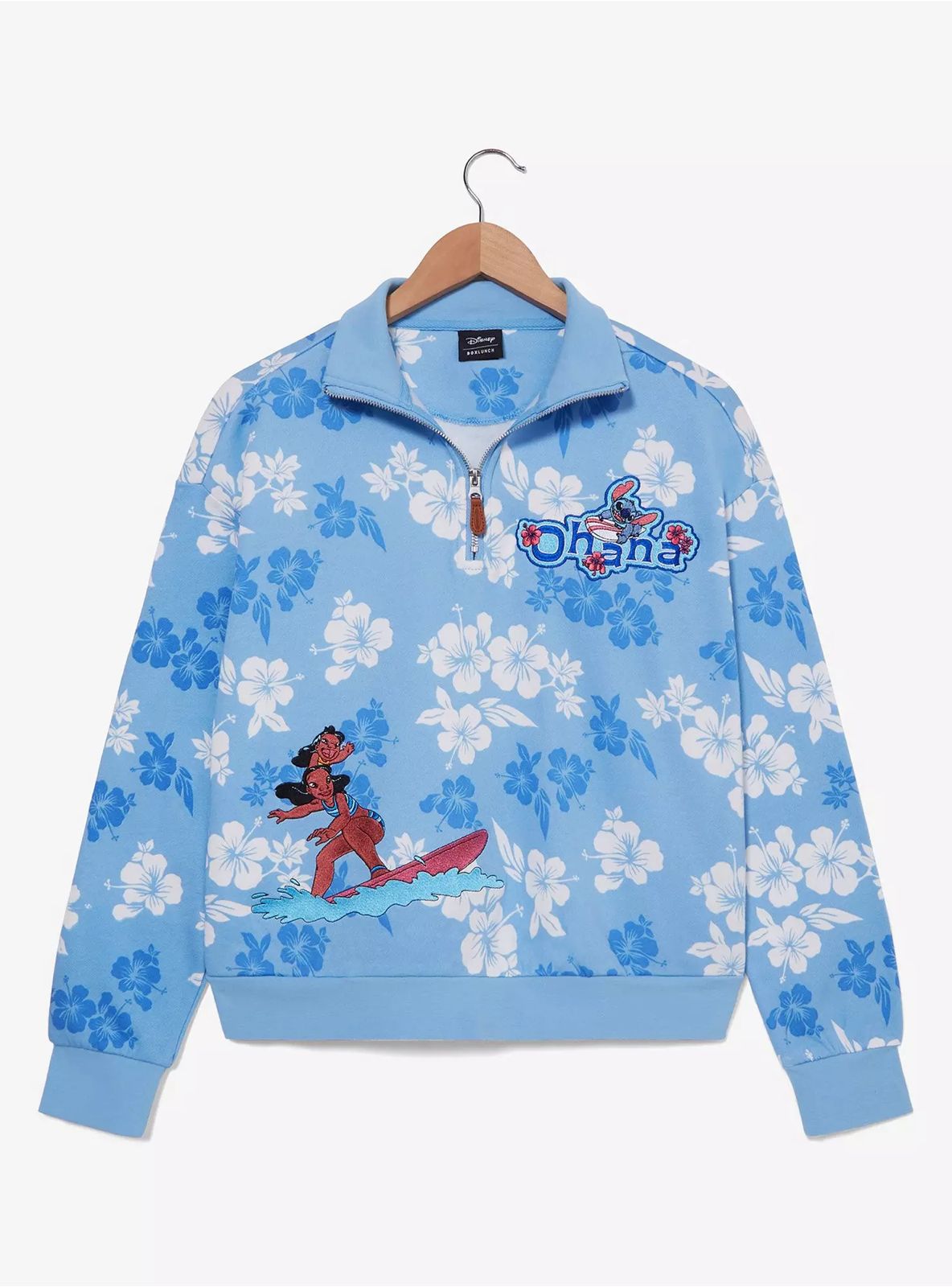 Sudadera Flores Lilo & Stitch