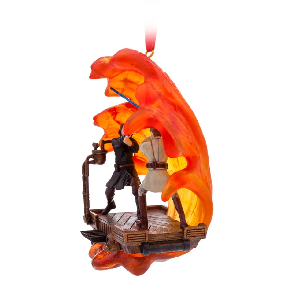 Anakin Skywalker & Obi-Wan Kenobi Ornamento Navideño Star Wars