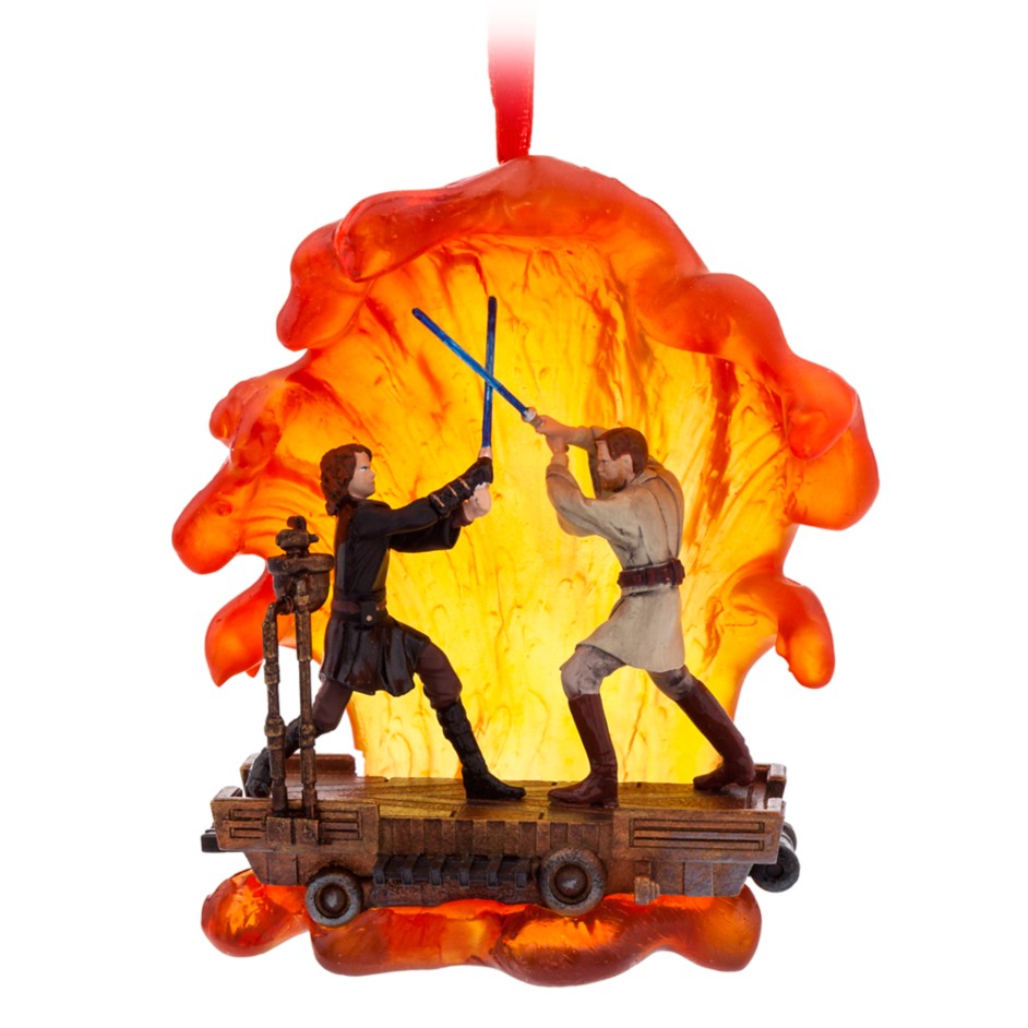 Anakin Skywalker & Obi-Wan Kenobi Ornamento Navideño Star Wars