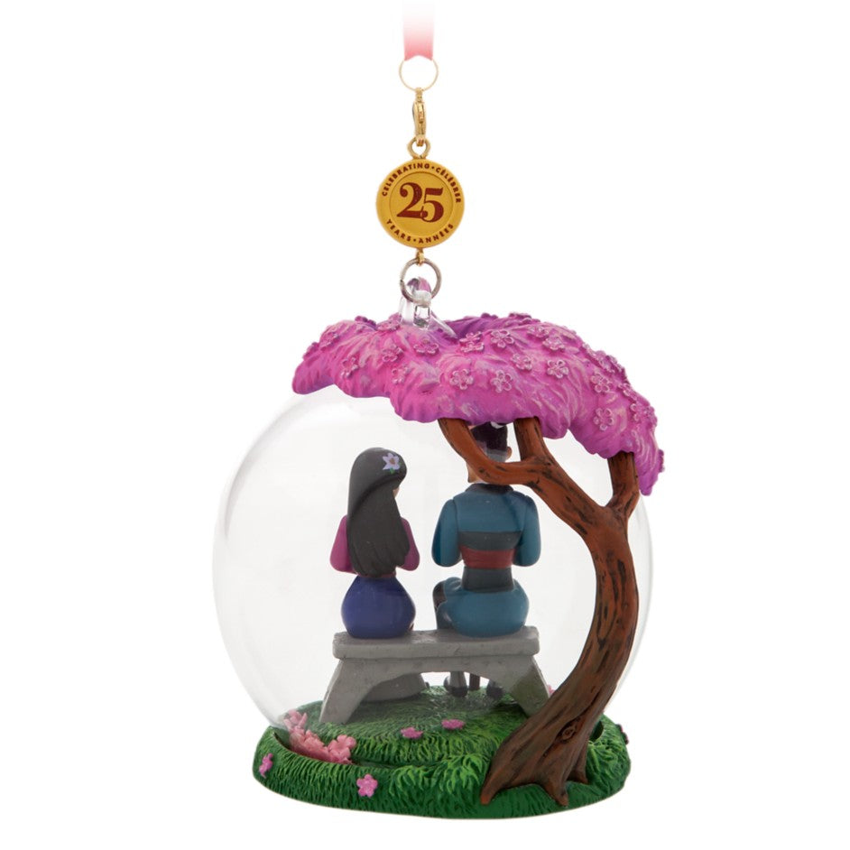 Mulan Legacy Sketchbook Ornamento Navidad 25th Aniversario