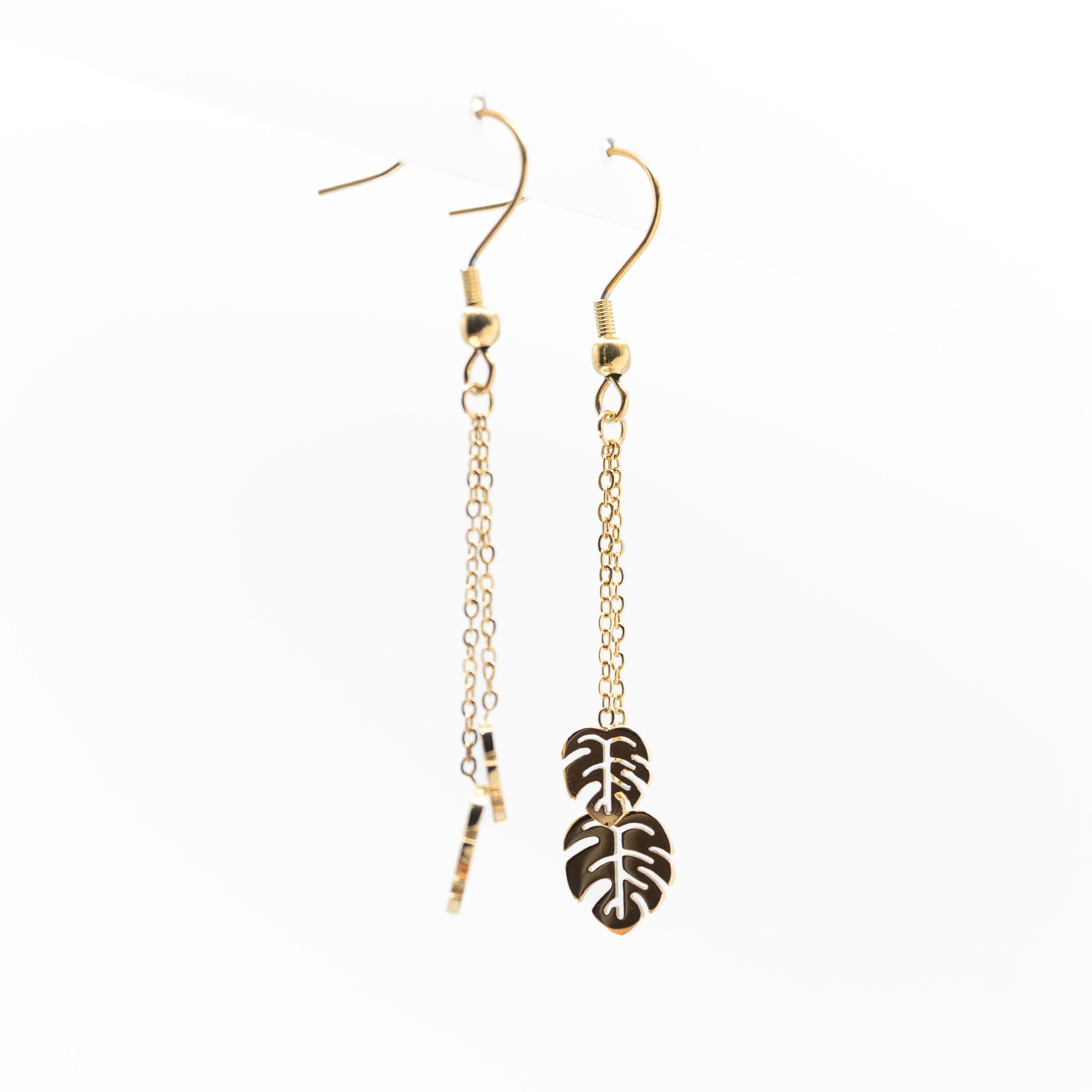Aretes Multicadena Hojas