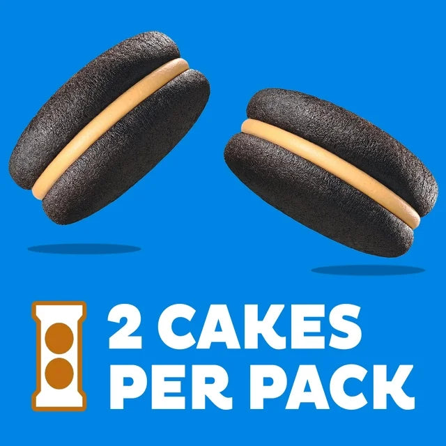 OREO Peanut Butter Creme Cakesters Soft Snack Cakes, 5 - 2.02 oz Snack Packs