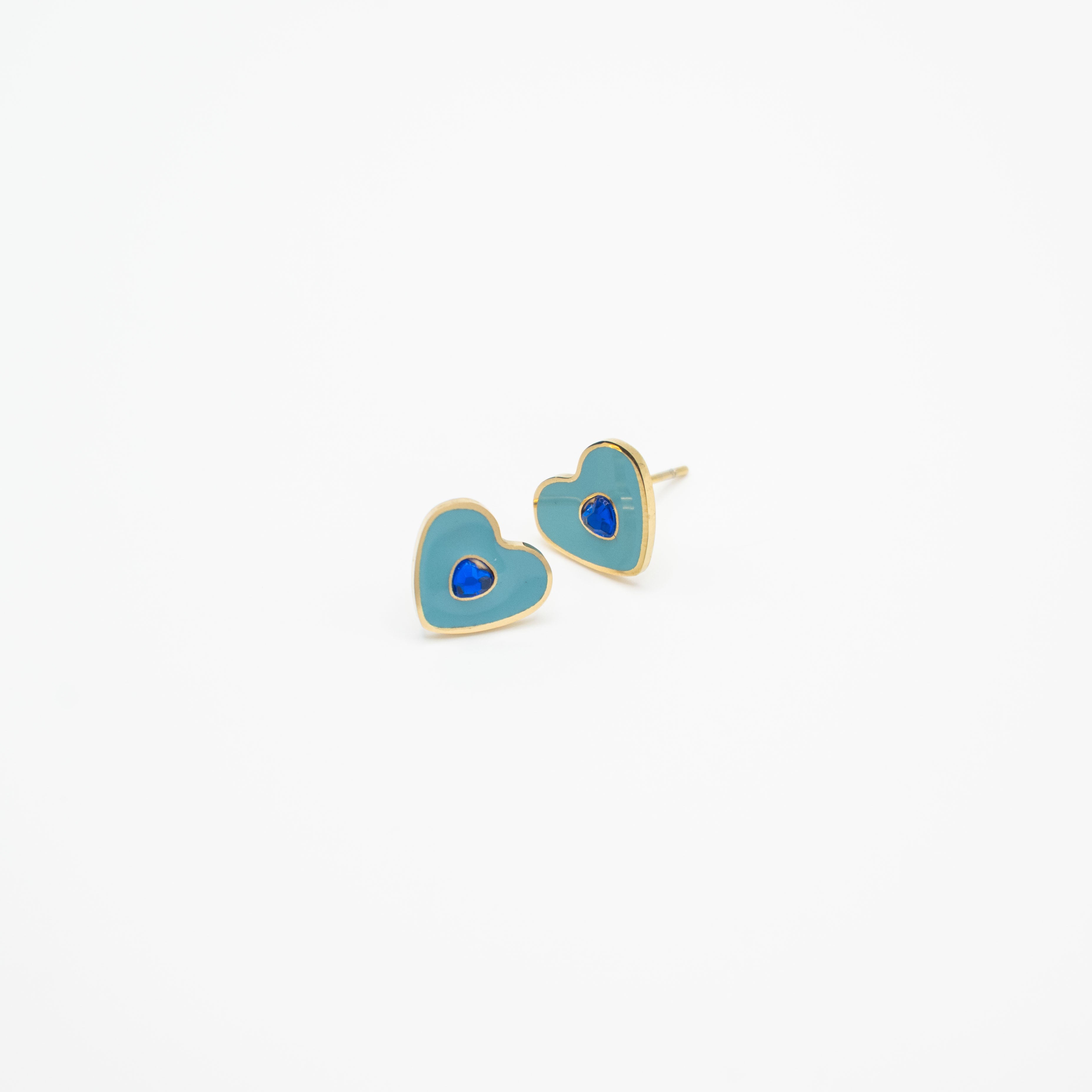 Aretes De Corazón Circonia