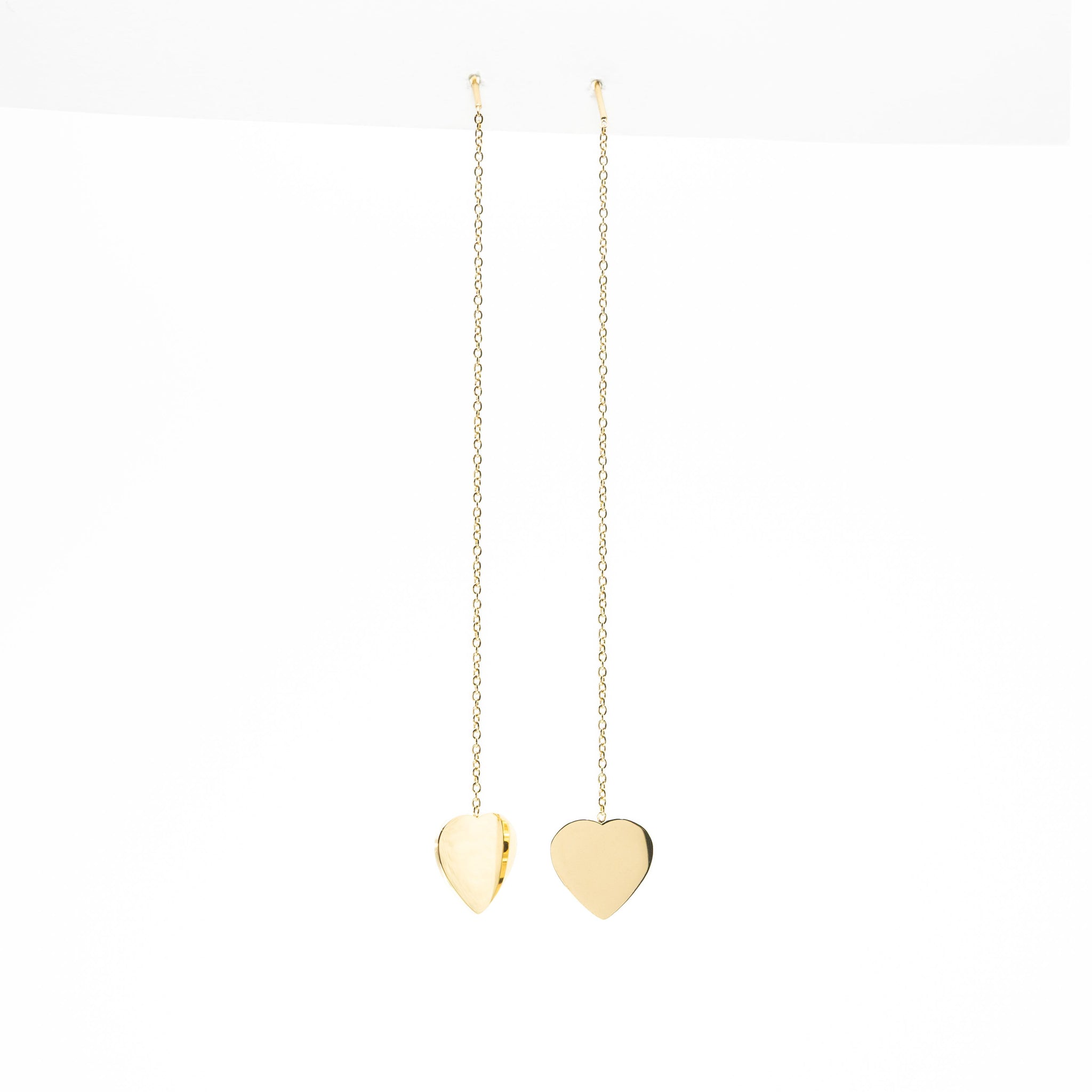 Aretes De Corazón Colgante