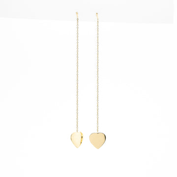 Aretes De Corazón Colgante