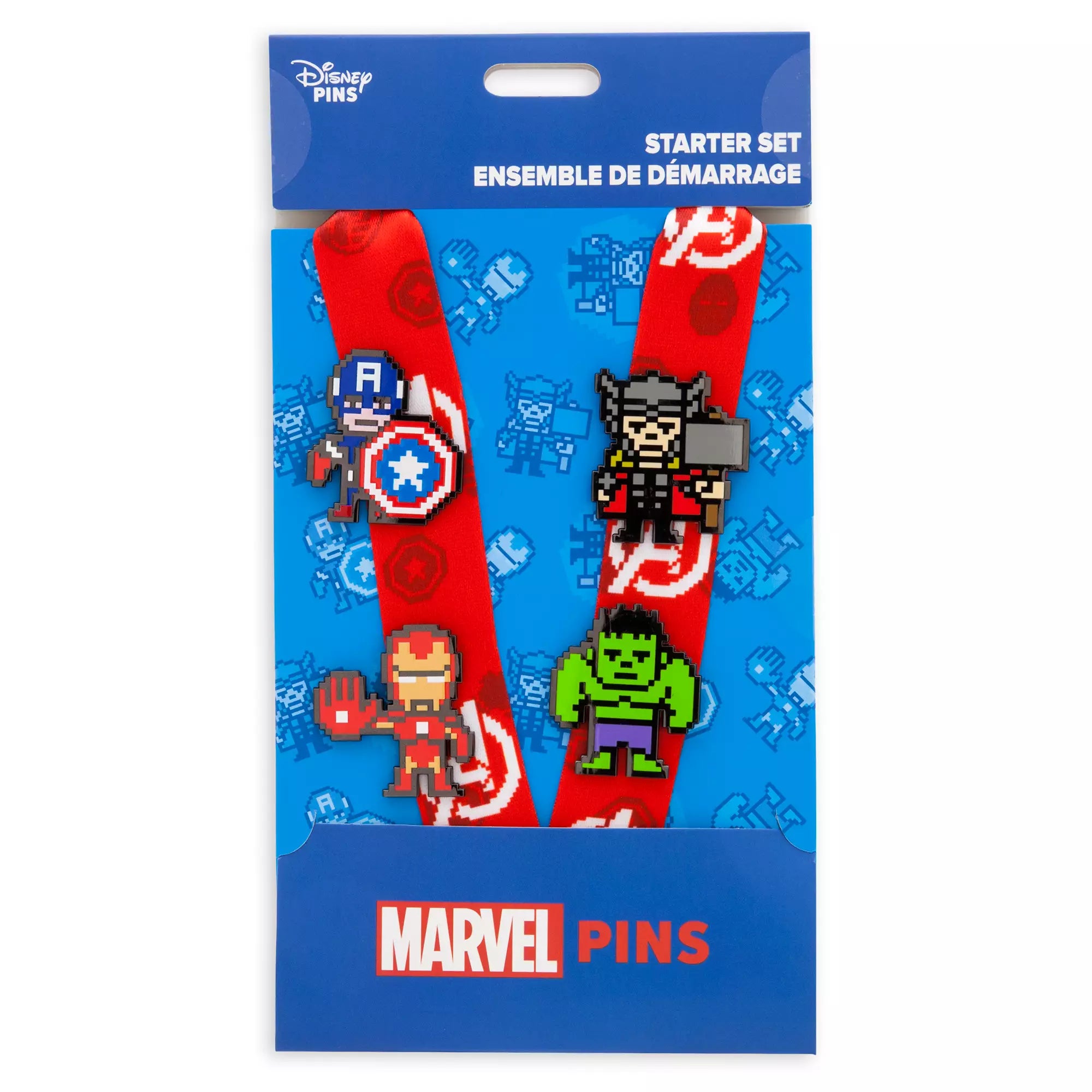 Marvel Portagafete Con Pin Avengers