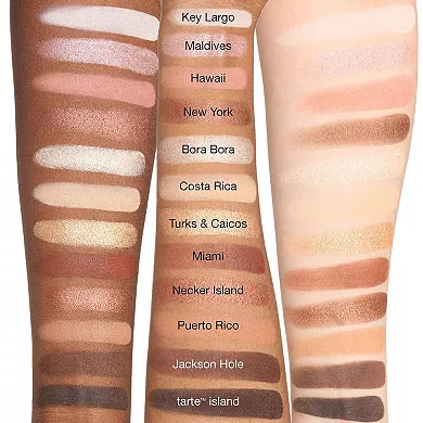 tarte #trippinwithtarte paleta de sombras con arcilla amazónica