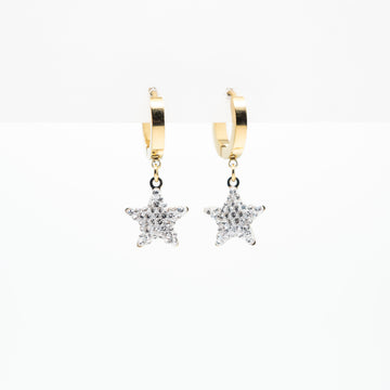 Aretes De Estrella Strass