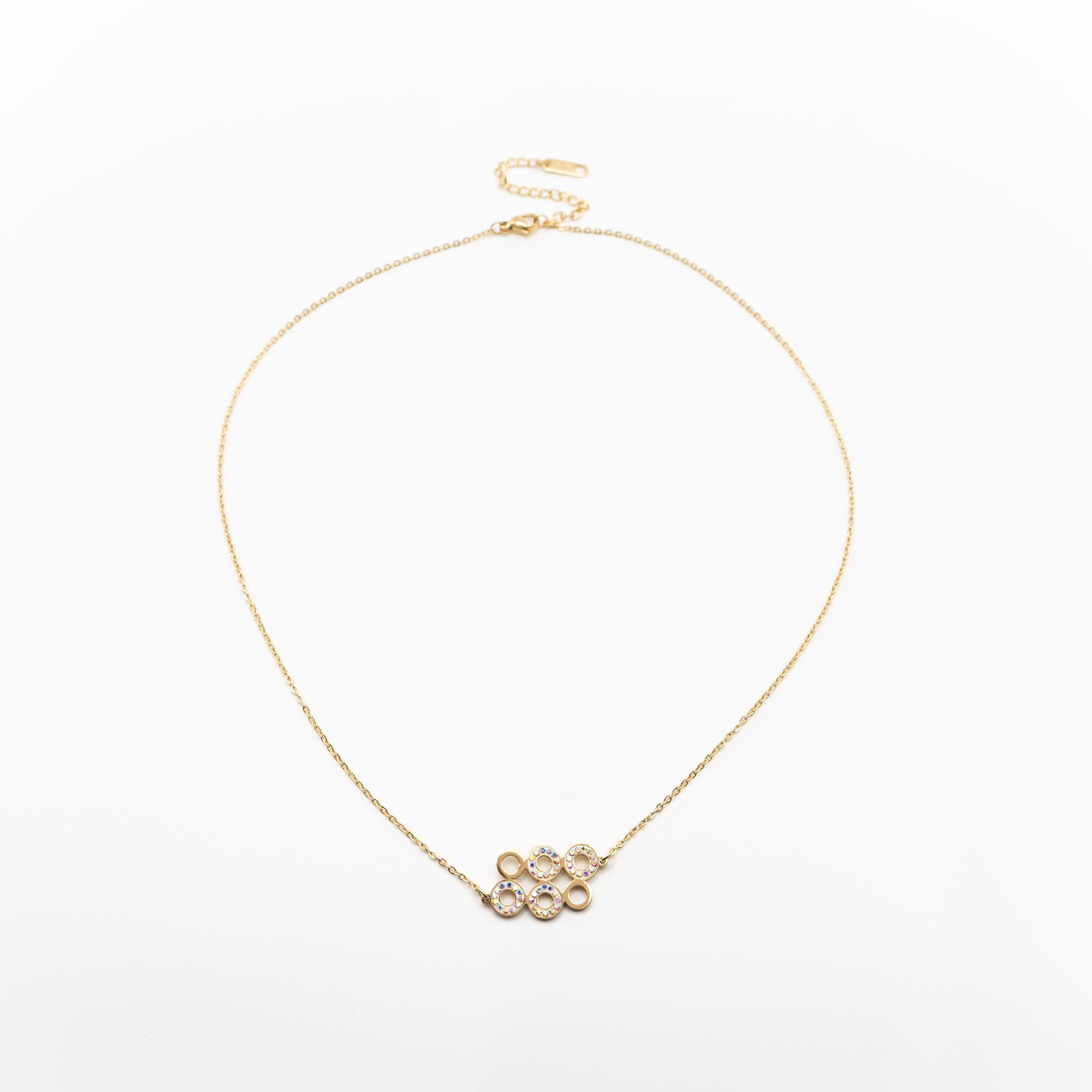 Collar De Aros Strass