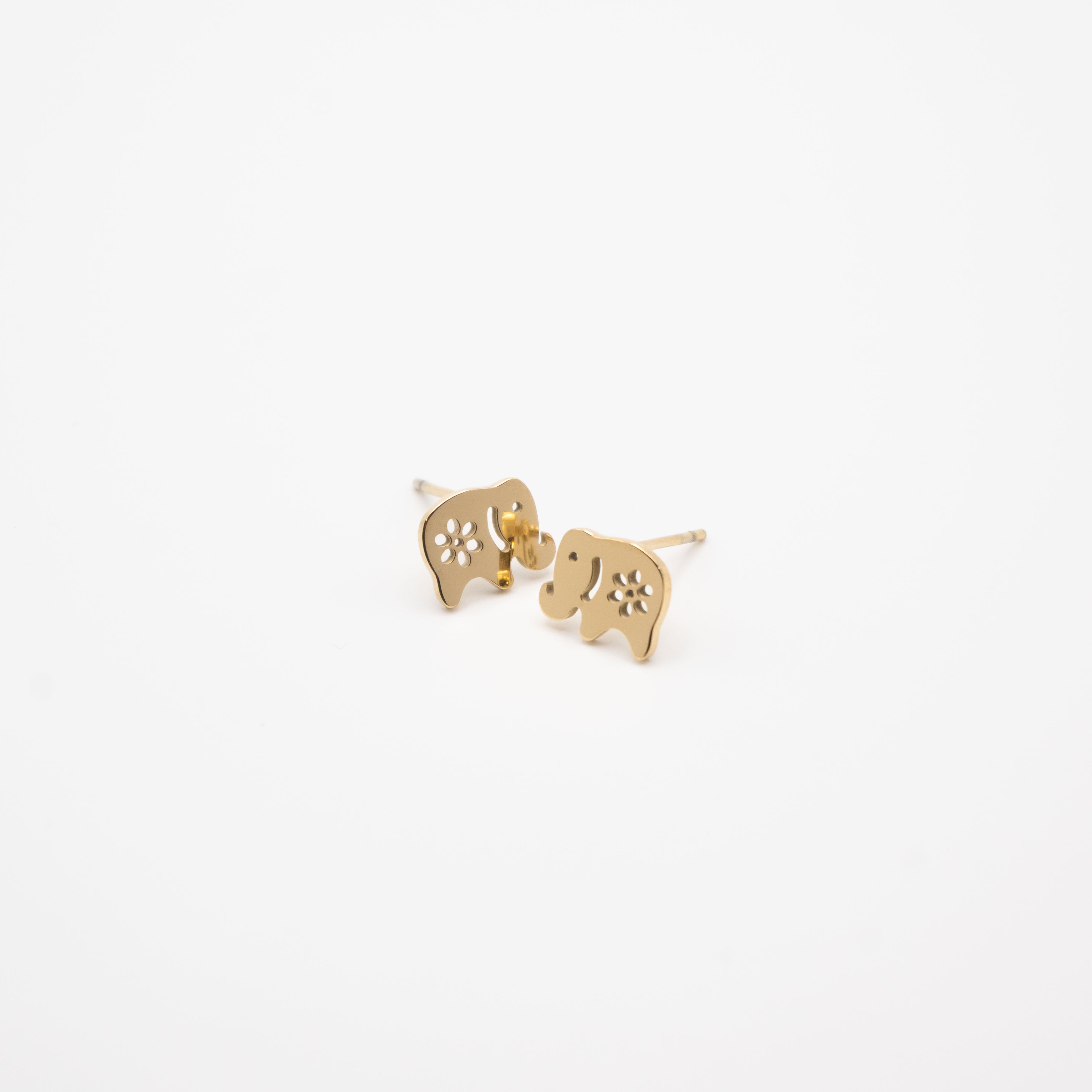 Aretes De Elefante Y Flores