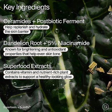 Youth To The People Superfood Skin Drip Smooth + Glow Barrier Serum with Peptides + Niacinamide