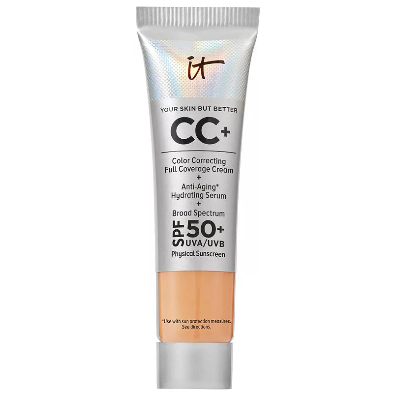 IT Cosmetics CC+ Cream Base de Maquillaje de Cobertura Total con Corrección de Color y SPF 50+