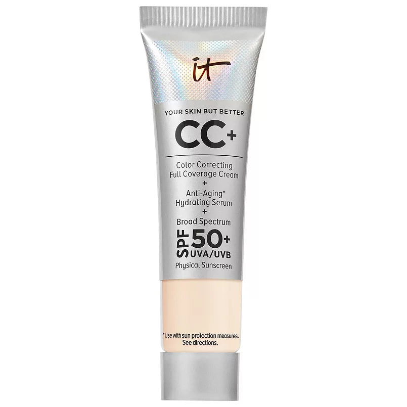 IT Cosmetics CC+ Cream Base de Maquillaje de Cobertura Total con Corrección de Color y SPF 50+
