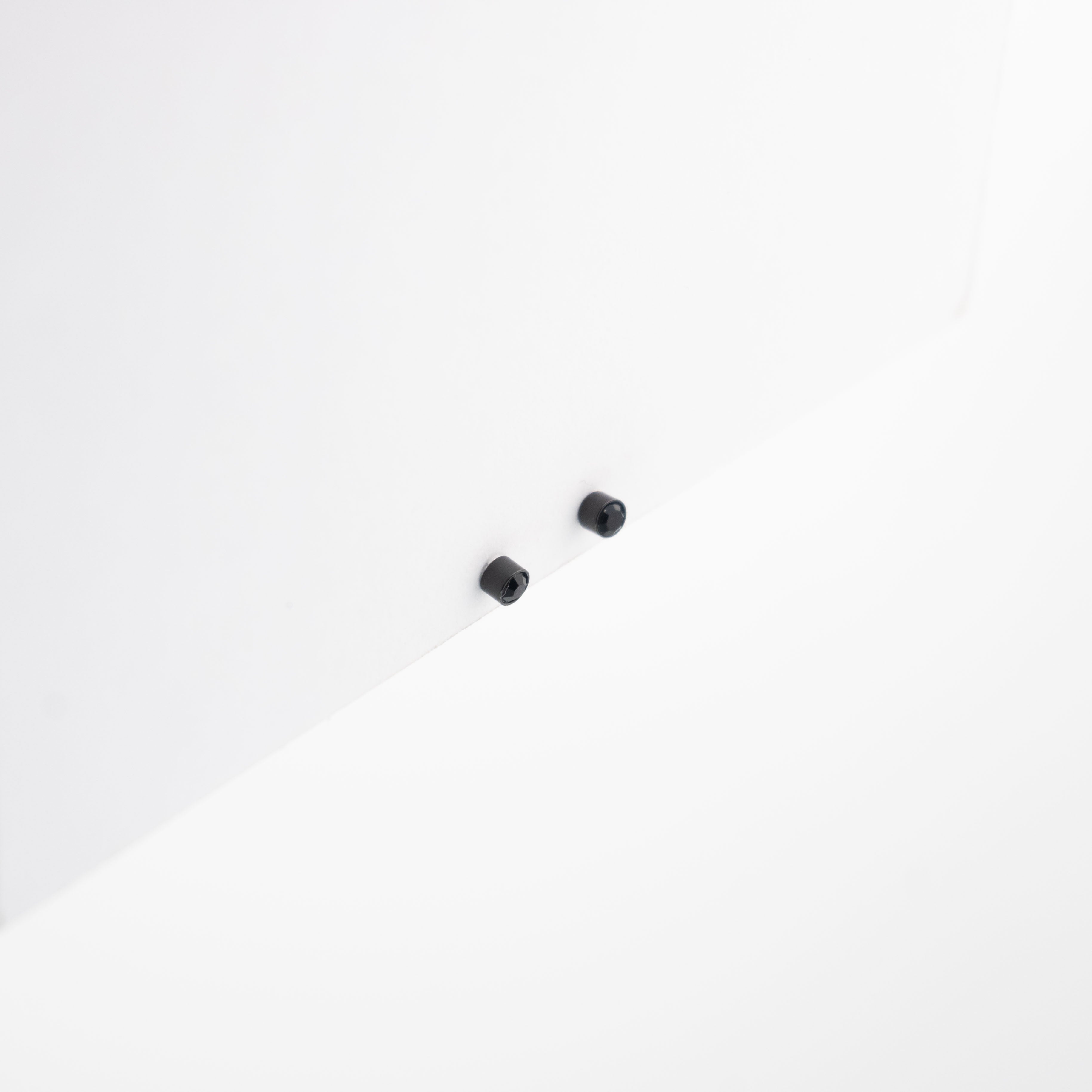 Aretes De Cubic Zirconia Negro