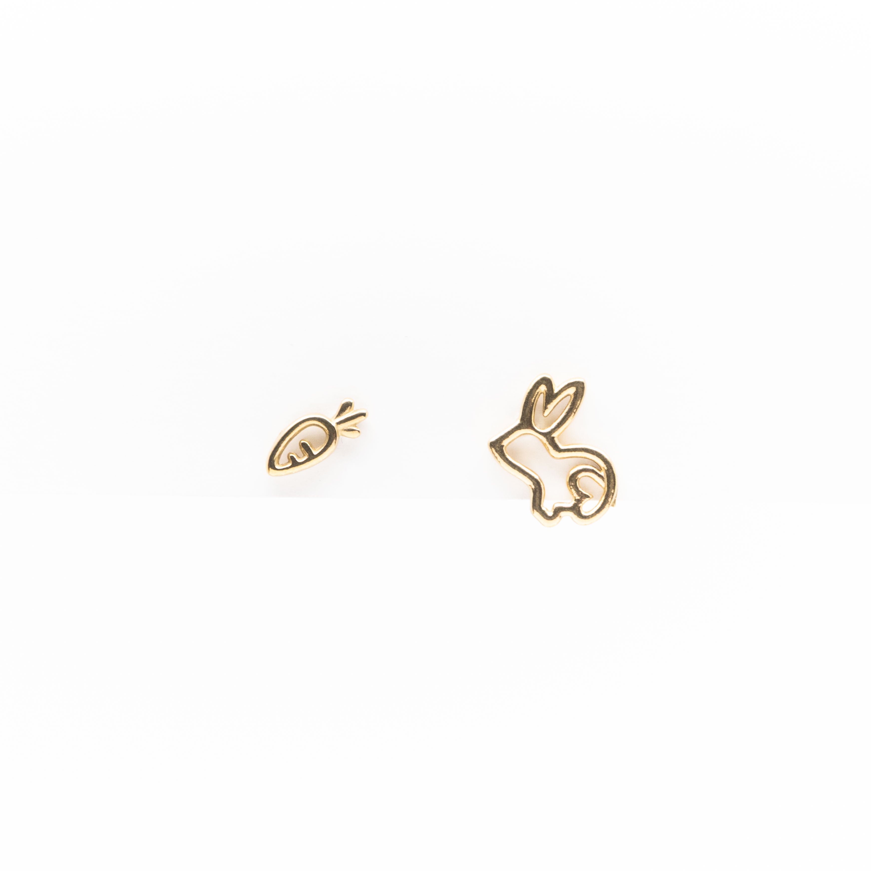 Aretes De Conejo Y Zanahoria