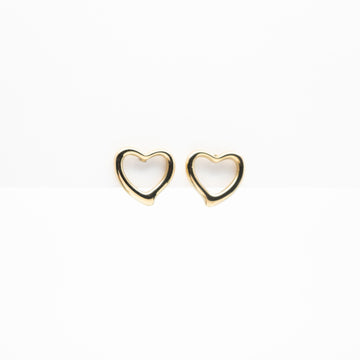 Aretes De Corazón Contorno