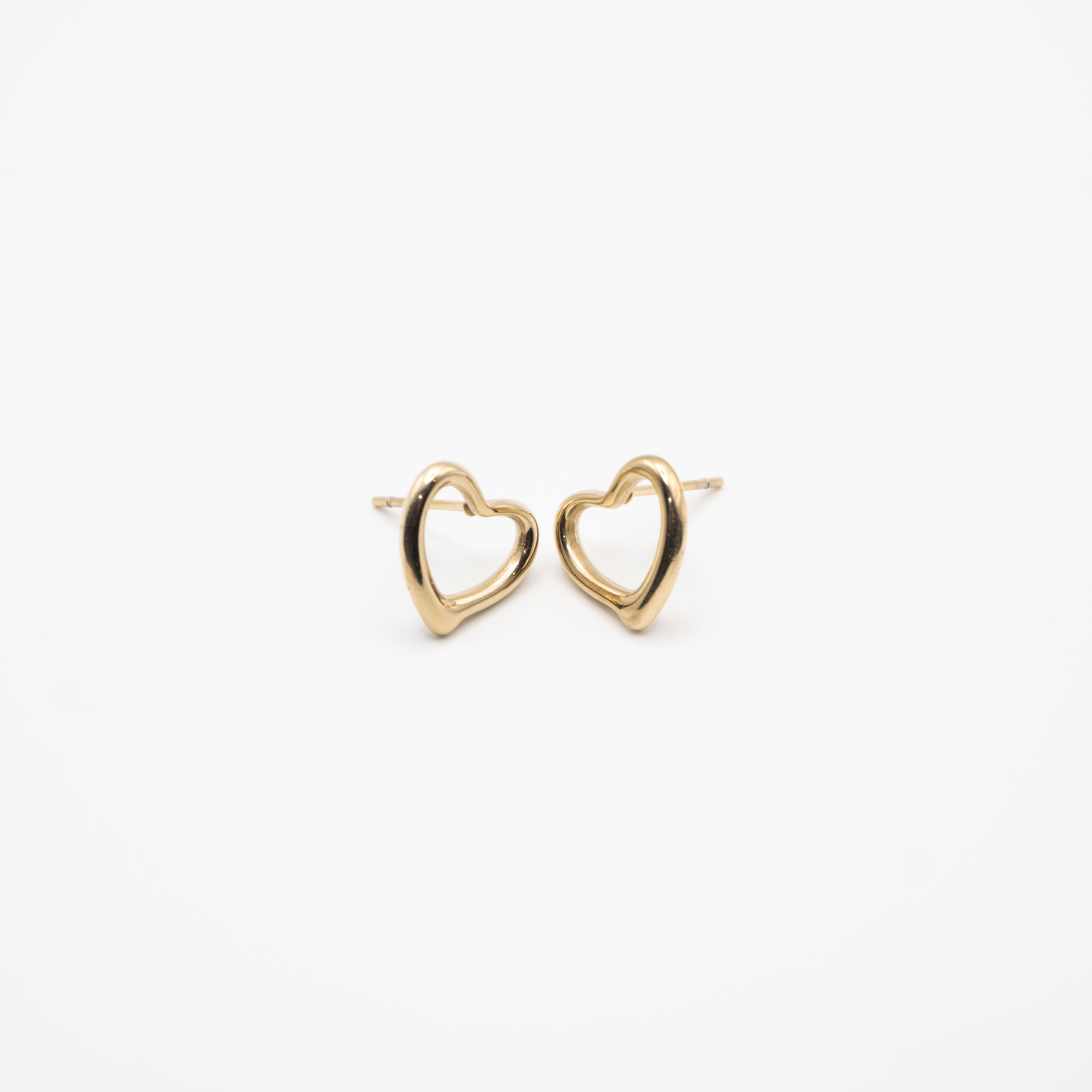 Aretes De Corazón Contorno