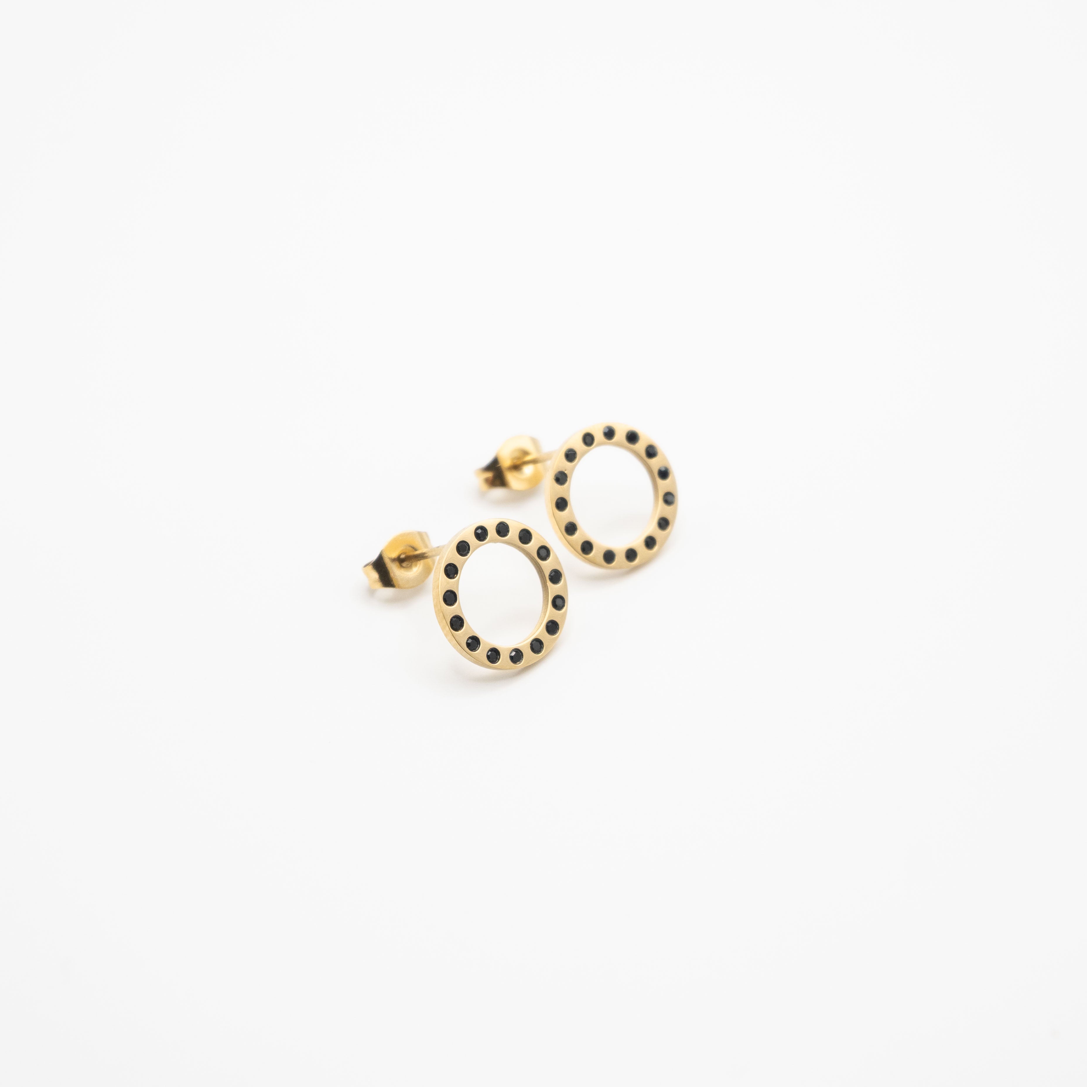 Aretes De Aro Strass