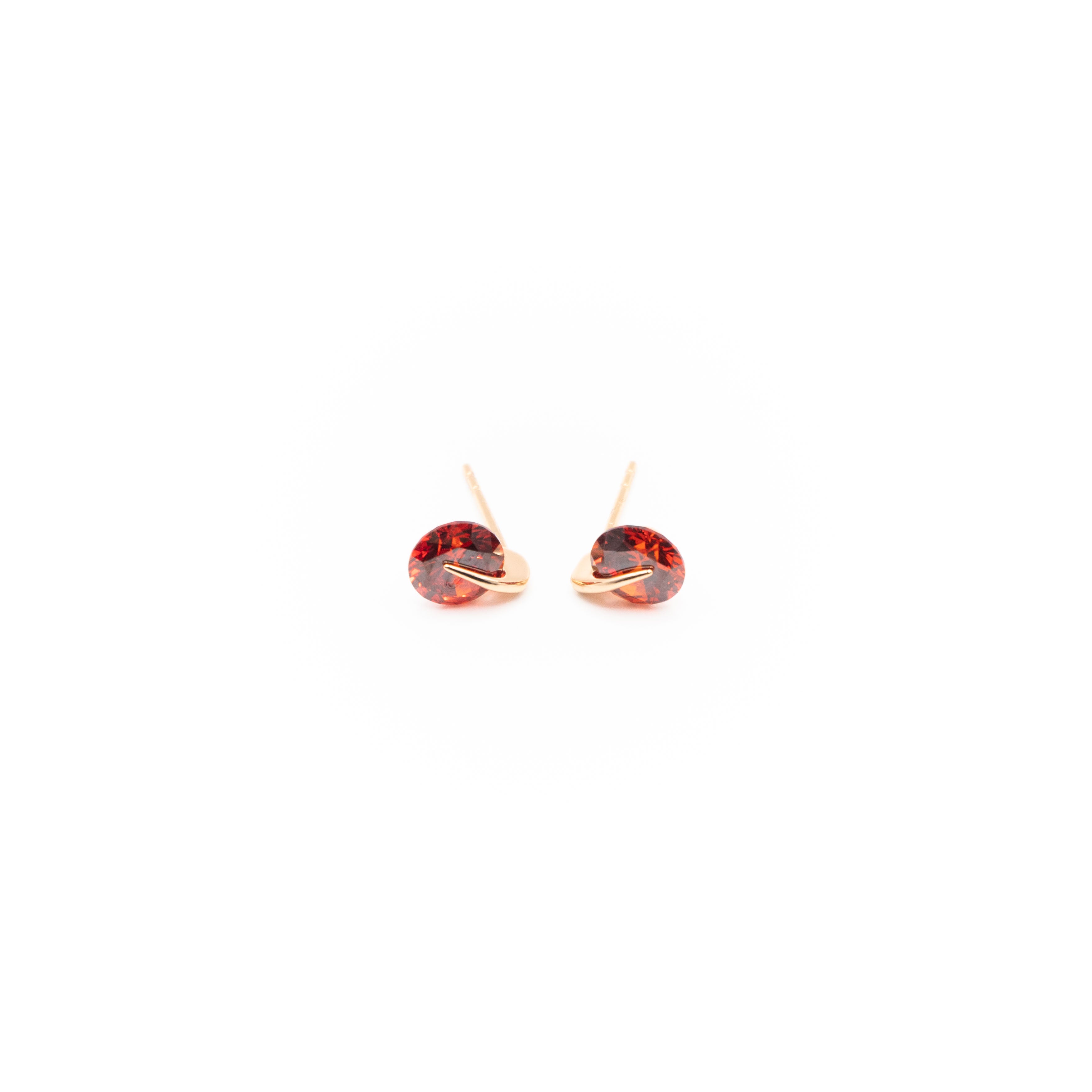 Aretes De Circonia Circular