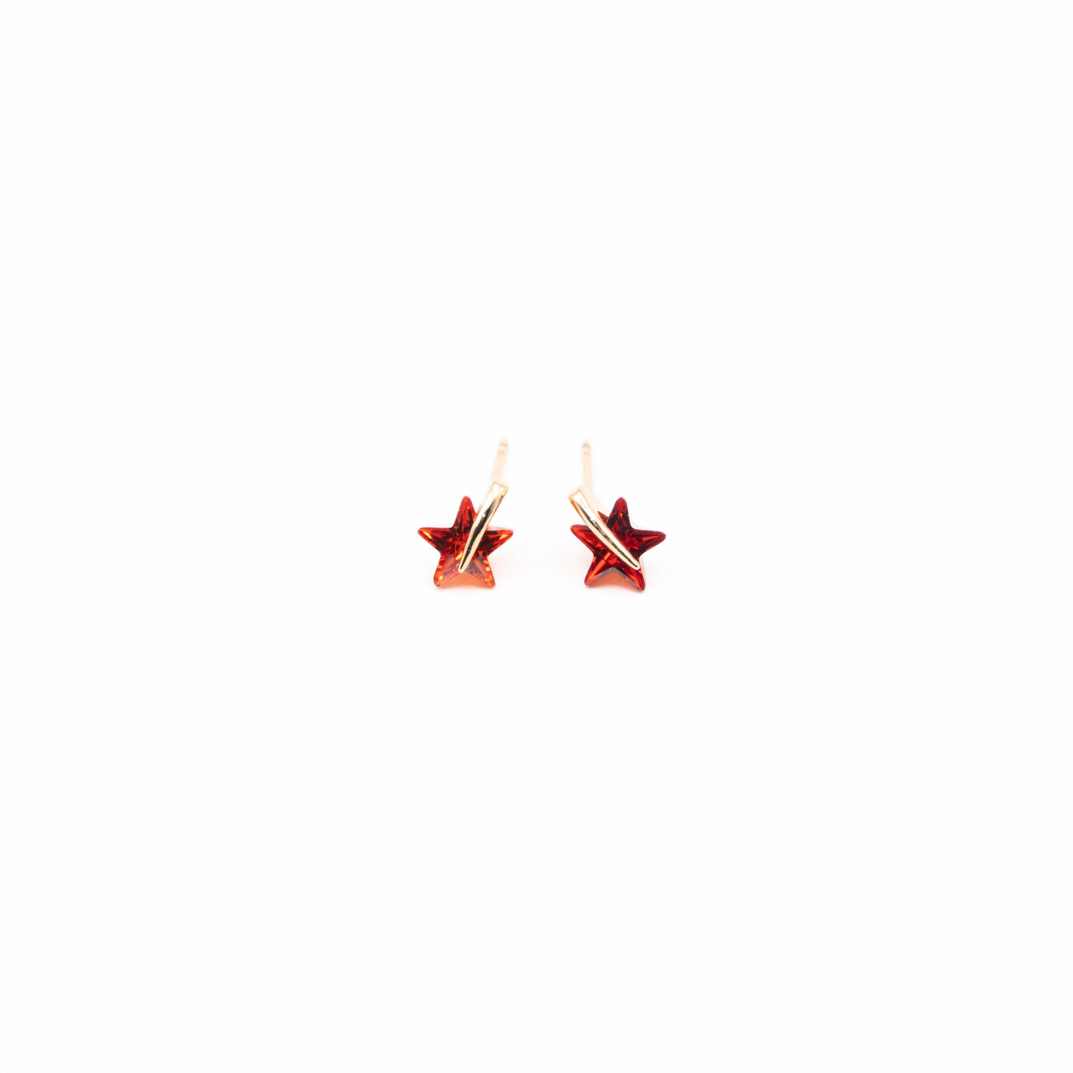 Aretes De Estrella De Circonia