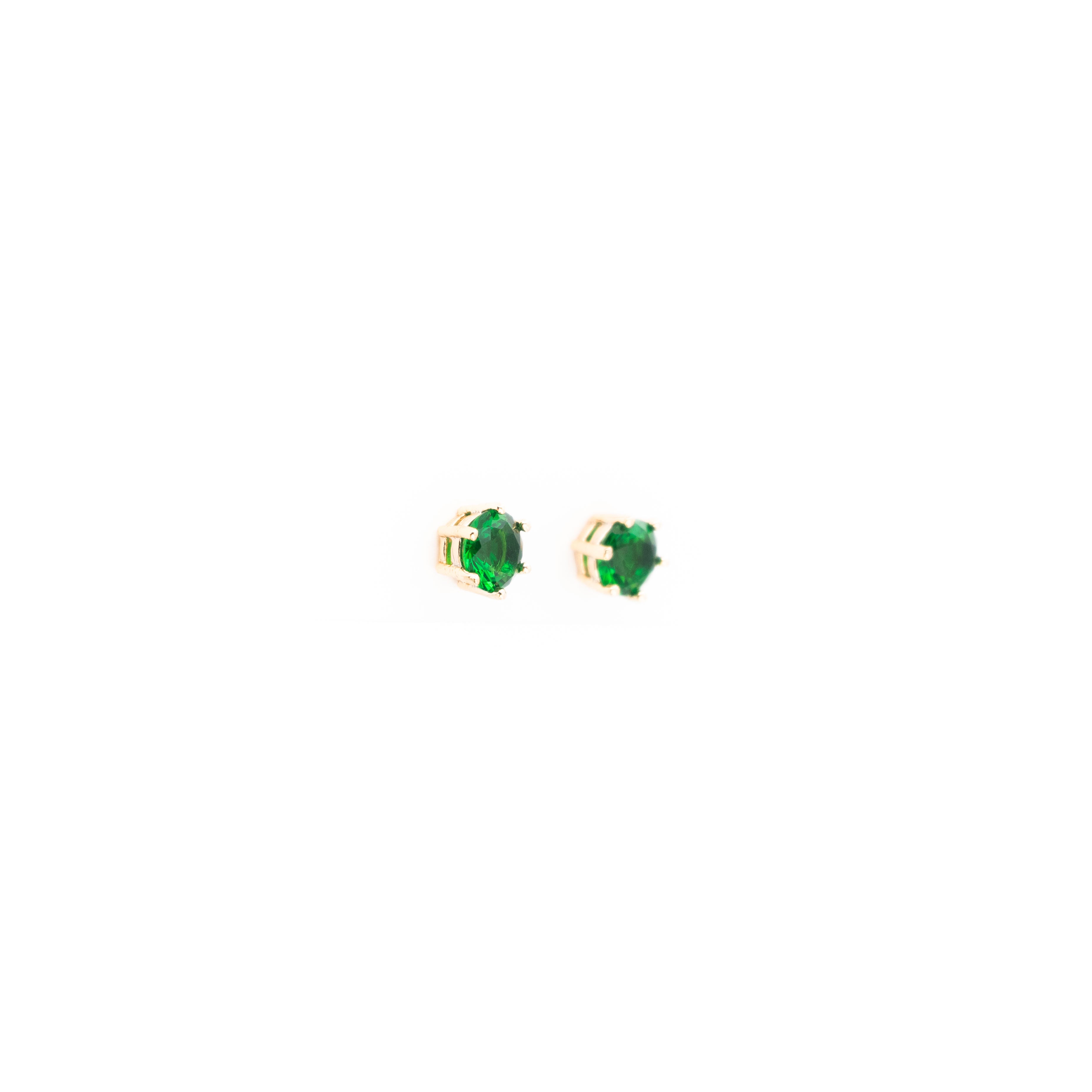 Aretes Dorados De Cubic Zirconia