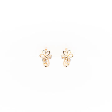 Aretes De Flor Strass