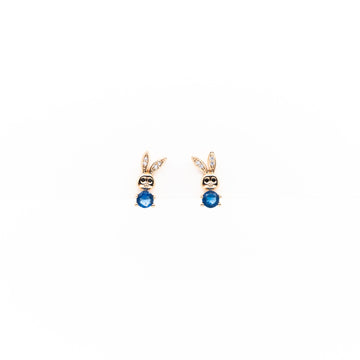 Aretes De Conejo Con Circonia