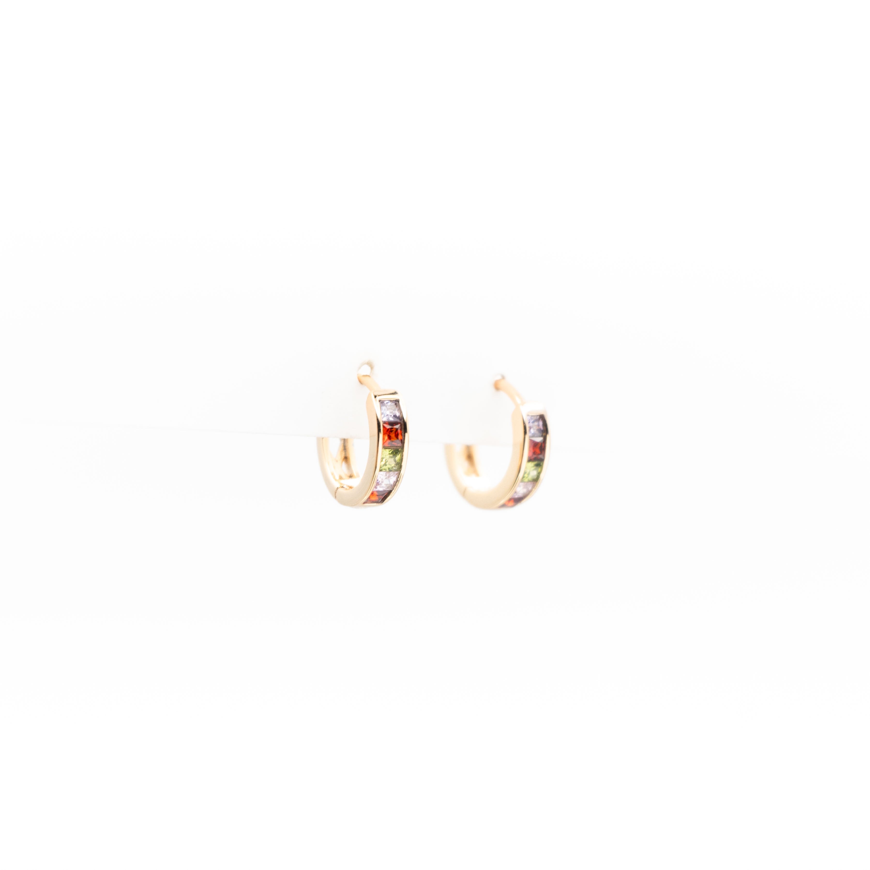 Aretes Strass Colores