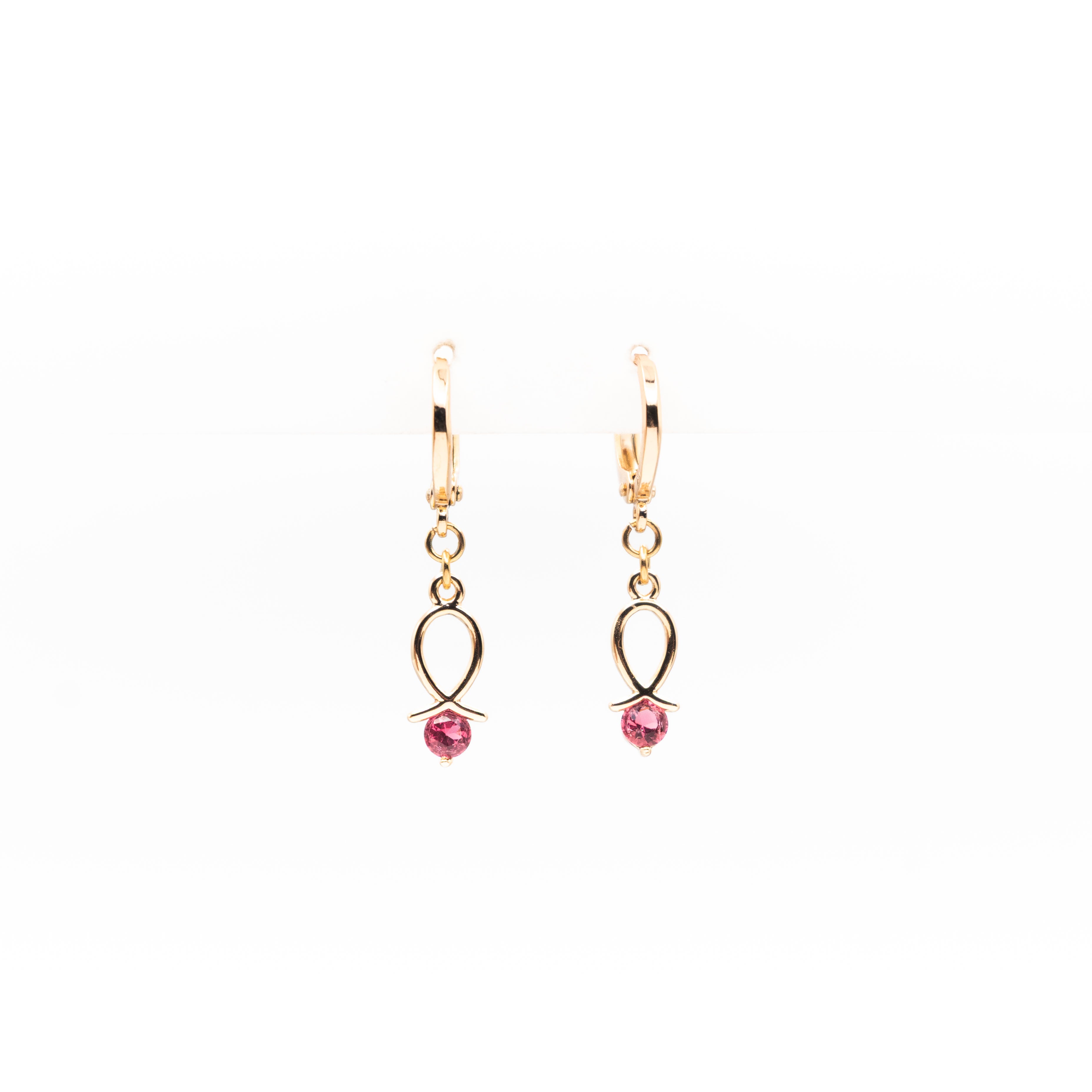 Aretes Con Strass Colgante