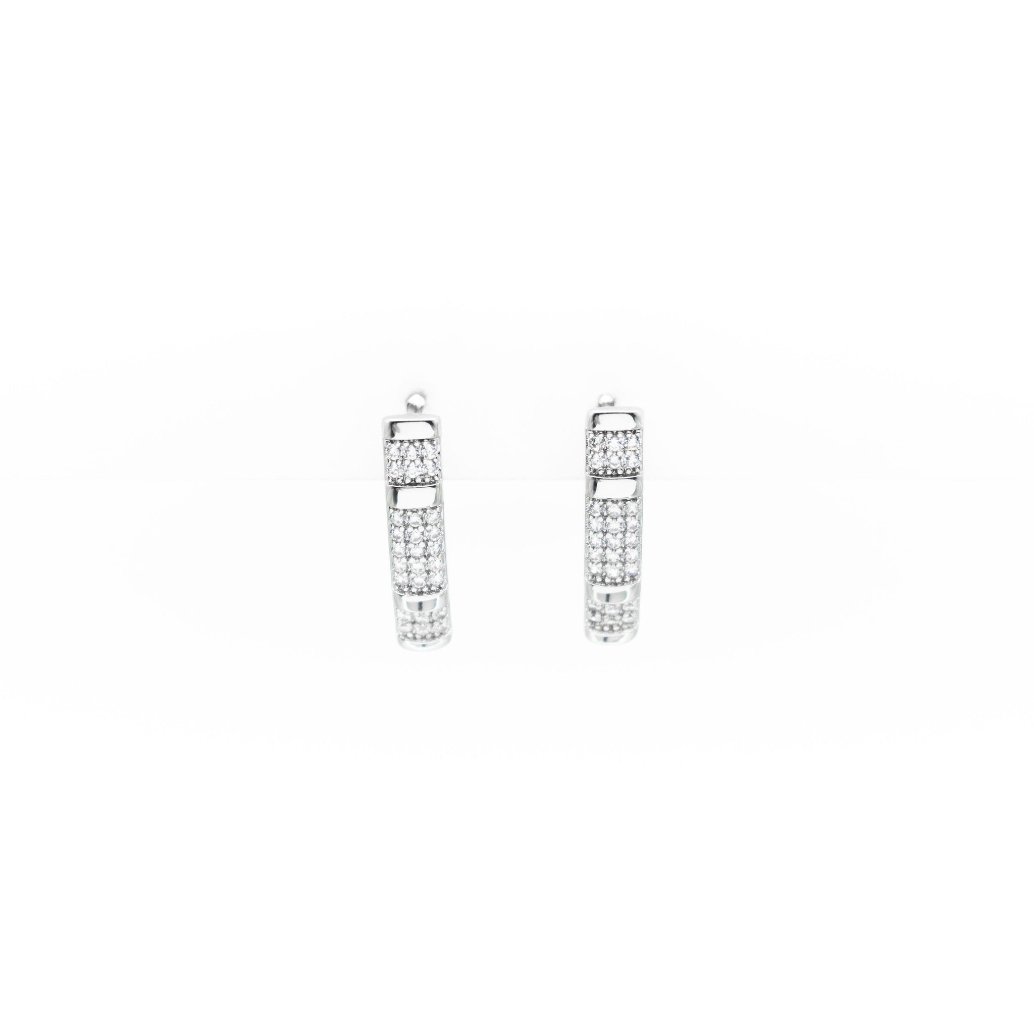 Aretes De Barra Strass
